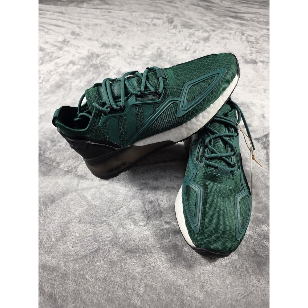Adidas ZX 2K Boost Men's 6 Shoes Collegiate Green-Cloud White‎ GY5808 NIB